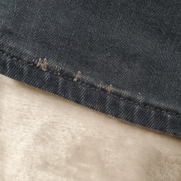 Levi's Jeans Womens mid rise skinny dark wash 'dirty' wash L32 - Picture 16 of 16